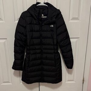 North Face Women's Quilted Black Puffer Coat